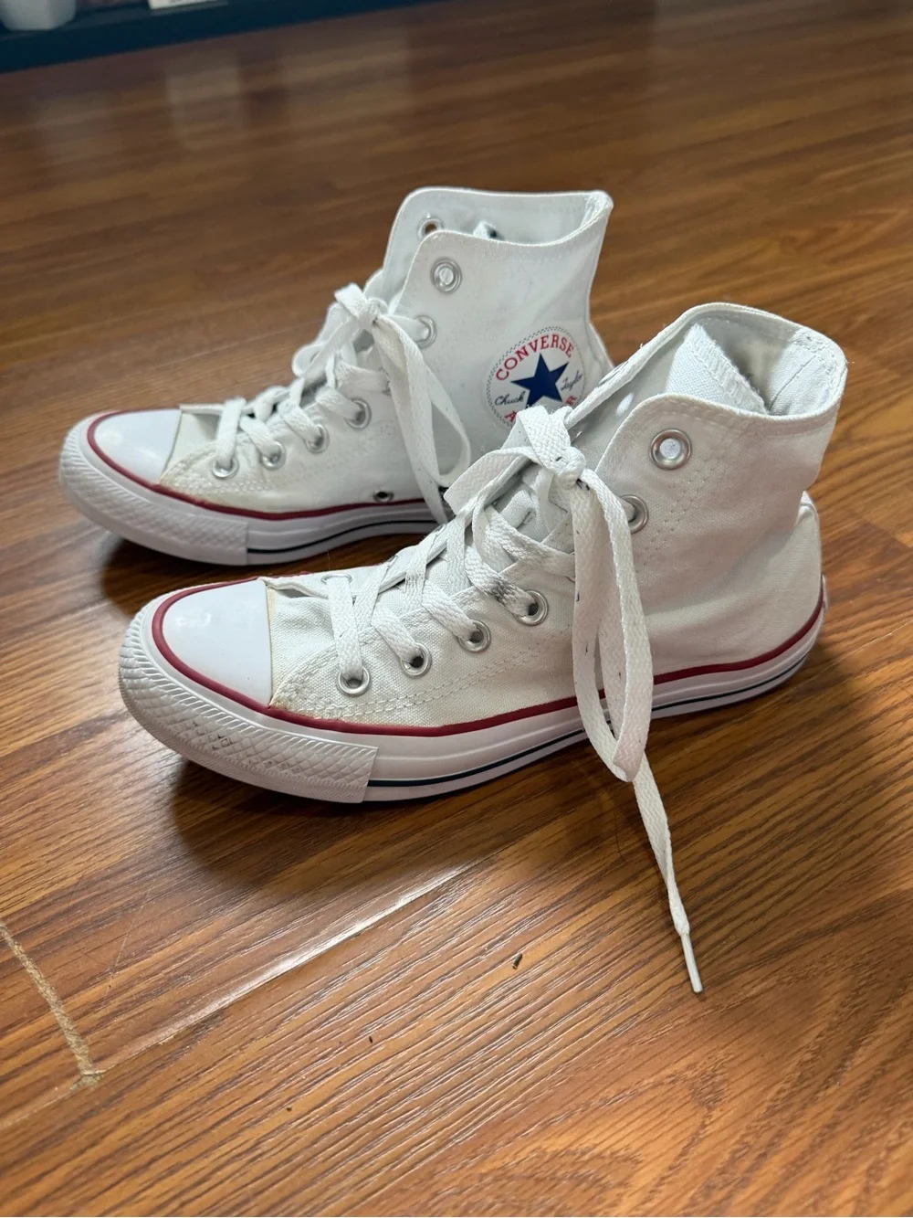 Converse Chuck Taylor All Star White High Top Sneakers M 4.5 W 6.5